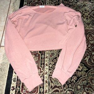 Long sleeve crop top